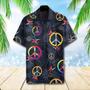 Hippie Tropical Sign Of Peace Hawaiian Shirt Summer Gifts