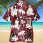 Japanese Chin Red Hawaiian Shirt, Gift For Dog Lover Shirts, Animal Summer Shirts Summer Gifts