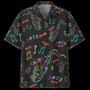 Jazz Saxophone Background Design Hawaiian Shirt Summer Gifts