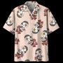 Kawaii Duck Background Design Hawaiian Shirt Summer Gifts