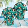 Kooikerhondje Dog Among Tropical Leaves And Flowers Hawaiian Shirt Summer Gifts