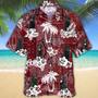 Labrador Red Hawaiian Shirt, Gift For Dog Lover Shirts, Labrador Beach Shirt, Men's Hawaiian Shirt Summer Gifts