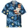 Lacrosse Usa Blue Tropical Hawaiian Shirt Summer Gifts