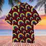 Lgbt Pride Flag Hawaiian Shirt, Lgbt Gift, Lgbt Month, Gay Lesbian Bisexual Trans Flag Summer Gifts