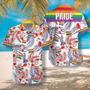 Lgbt Turtle Flower Hawaiian Shirt Summer Gifts