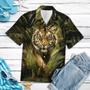 Lion King Tiger Walking Into Forest Hawaiian Shirt Summer Gifts