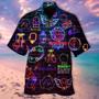 Magnificent Colorful Boxing Neon Light Themed Design Hawaiian Shirt Summer Gifts