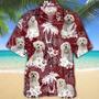 Maltese Hawaiian Shirt, Gift For Dog Lover Shirts, Maltese Beach Shirt, Men's Hawaiian Shirt Summer Gifts