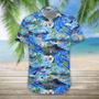 Men's Hawaiian Shirt, Swimming Hawaii Shirt, Hawaiian Shirts For Men Short Sleeve Aloha Beach Shirt Summer Gifts