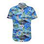 Men's Hawaiian Shirt, Swimming Hawaii Shirt, Hawaiian Shirts For Men Short Sleeve Aloha Beach Shirt Summer Gifts