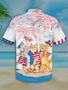 Men's Of July Cat Hawaiian Shirt - Independence Day Hawaiian Shirt, Usa Patriotic Hawaiian Shirt Summer Gifts