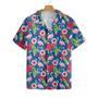 Morning Glory Flamingo Chicago Ornamental Design Hawaiian Shirt Summer Gifts