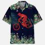 Mountain Bike Tropical Leaf Hawaiian Shirt Summer Gifts