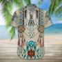 Native American Hawaii Shirt, Hawaiian Shirts For Men Print Button Down Shirt Summer Gifts