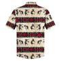 Native American Tribal Design Black And Red Pattern Hawaiian Shirt Summer Gifts