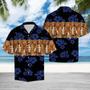 Nova Scotia Duck Tolling Retriever On Navy Hibiscus Hawaiian Shirt, Short Sleeve Hawaiian Aloha Shirt For Men And Women Summer Gifts