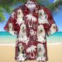 Old English Sheepdog Hawaiian Shirt, Gift For Dog Lover Shirts, Men's Hawaiian Shirt, Summer Hawaiian Aloha Shirt Summer Gifts