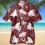 Papillon Red Hawaiian Shirt, Gift For Dog Lover Shirts, Men's Hawaiian Shirt, Summer Hawaiian Aloha Shirt Summer Gifts