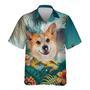 Pembroke Welsh Corgi - Tropical Hawaiian Shirt Summer Gifts