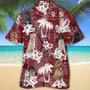 Portuguese Red Hawaiian Shirt, Gift For Dog Lover Shirts, Men's Hawaiian Shirt, Summer Hawaiian Aloha Shirt Summer Gifts