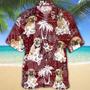 Puggle Dog Hawaiian Shirt, Gift For Dog Lover Shirts, Men's Hawaiian Shirt, Summer Hawaiian Aloha Shirt Summer Gifts