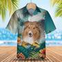 Rough Collie - Tropical Hawaiian Shirt Summer Gifts