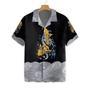 Royal Golden Koi Fish On Waves Hawaiian Shirt Summer Gifts