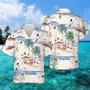 Samoyed Summer Beach Hawaiian Shirt, Dog Beach Short Sleeve Hawaiian Shirt Summer Gifts