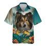 Shetland Sheepdog - Tropical Hawaiian Shirt Summer Gifts