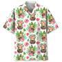 Sloth Cute Tropical Hawaiian Shirt Summer Gifts