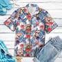 Sloth With Paradise Flowers And Hibiscus Hawaiian Shirt Summer Gifts