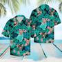 Sphynx Behind Tropical Forest Pattern Hawaiian Shirt Summer Gifts