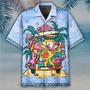 Summer Flammingo Beach Hippie Hawaiian Shirt Summer Gifts