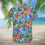 Summer Parrot Hawaiian Shirt, Mens Hawaiian Aloha Beach Shirt, Hawaiian Shirts For Men Summer Gifts