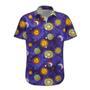 Sun And Moon Hippie Hawaii Shirt, Hawaiian Shirts For Men Print Button Down Shirt Summer Gifts