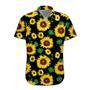 Sunflower Hawaii Shirt, Hawaiian Shirts For Men, Women Print Button Down Shirt Summer Gifts