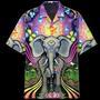 Trippy Colorful Dragonfly Psychedelic Hippie Hawaiian Shirt Summer Gifts