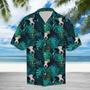 Tropical Cow Lost In Palm Leaves Jungle Summer Vacation Themed Hawaiian Shirt Summer Gifts