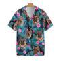 Tropical German Shepherd Dog Pattern Hawaiian Shirt Summer Gifts