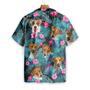 Tropical Jack Russell Terrier Dog Pattern Hawaiian Shirt Summer Gifts