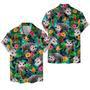 Tropical Opossum Hawaiian Shirt , Animal Casual Men Hawaiian Shirt Button Down Short Sleeve, Opossum Lovers Summer Gifts