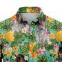 Tropical Pineapple Wirehaired Pointing Griffon Hawaii Shirt, Summer Hawaiian Shirts For Men Summer Gifts