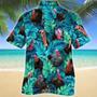 Turkey In Tropical Forest Lovers Gift Hawaiian Shirt, Short Sleeve Hawaiian Aloha Shirt Summer Gifts