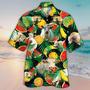 Unisex Charolais Cattle Lovers Tropical Fruits Hawaiian Shirt For Men, Aloha Hawaiian Shirt Short Sleeve Hawaiian Summer Gifts