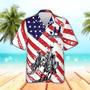 Unisex Horse American Flag Hawaiian Shirt Summer Gifts