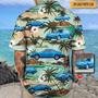 Upload Car Photo Hawaiian Shirt, Car Short-Sleeve Hawaiian Shirt,Hawaii Shirt For Men Summer Gifts