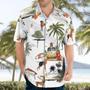 Vizsla On The Beach Unisex Hawaiian Shirt, Summer Gift, Hawaiian Shirts For Men, Aloha Beach Shirt Summer Gifts