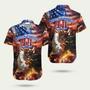 911 Never Forget Jesus Firefighter American Patriot Day Hawaiian Shirt