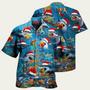 A Great White Christmas Shark Hawaiian Shirt