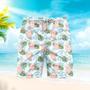 Aesthetic Tropical Pig Beach Shorts For Men